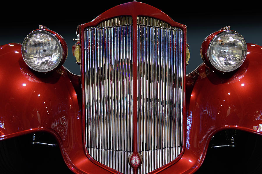 Packard Grille Photograph by Bill Dutting