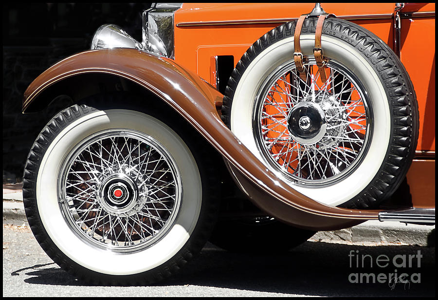 Packard Roadster Wheels Photograph by Gabriele Pomykaj