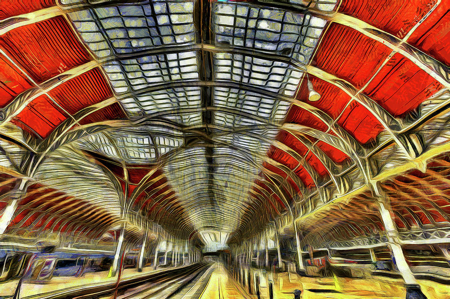Paddington Railway Station Art Photograph by David Pyatt