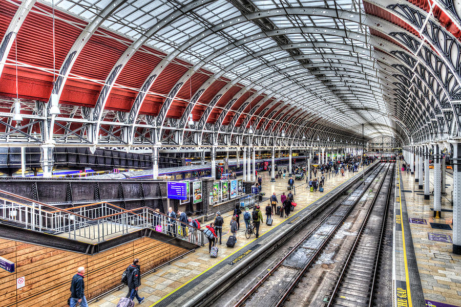 Paddington Railway Station  Photograph by David Pyatt