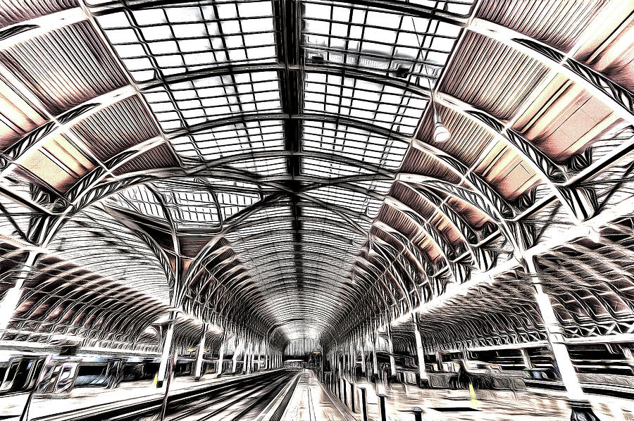 London Photograph - Paddington Station Art by David Pyatt