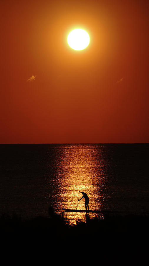 Paddle Board Sunrise Delray Beach Florida Photograph by Lawrence S Richardson Jr