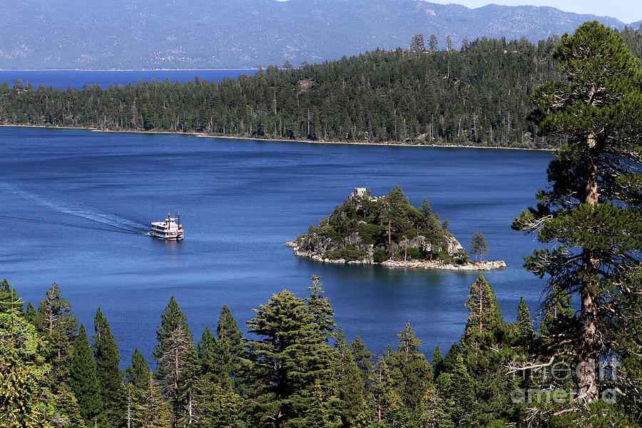 Paddle Boat Emerald Bay Lake Tahoe California by Steven Frame Paddle Boat Emerald Bay Lake Tahoe California by Steven Frame