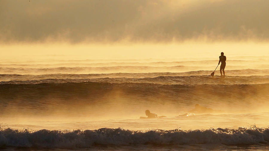 Paddle Surfer Sunrise Photograph by Lawrence S Richardson Jr