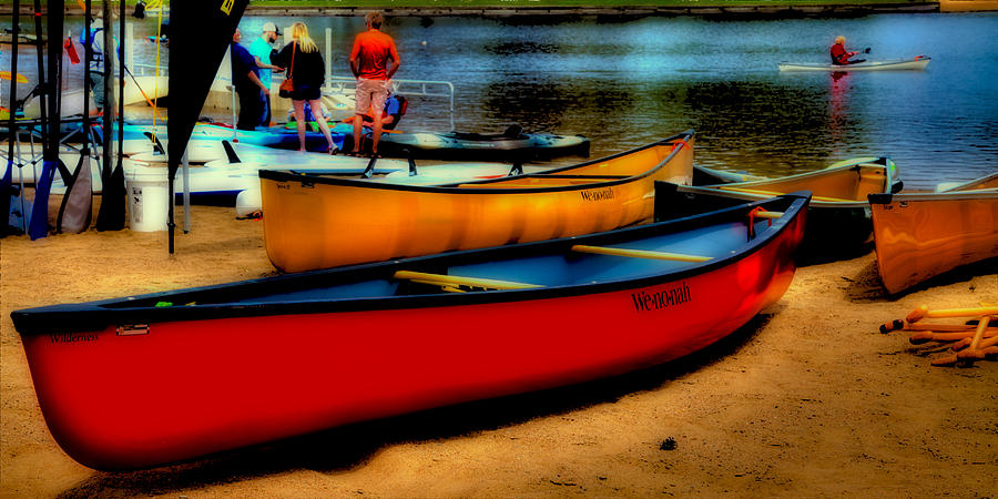 Paddlefest in Old Forge Photograph by David Patterson