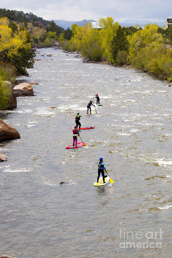 Paddlefest On The Arkansas River In Buena Vista Colorado Photograph