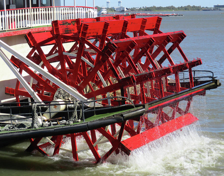 Paddlewheel 4 Photograph by Randall Weidner