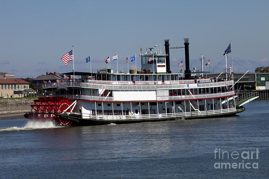 Paddlewheel Riverboat - New Orleans Louisiana Photograph by Anthony Totah