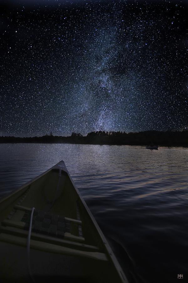 Paddling the Milky Way Photograph by John Meader
