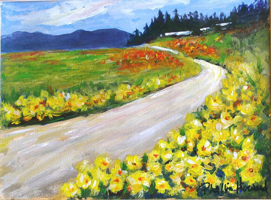 Padilla Trail Painting by Phyllis Howard