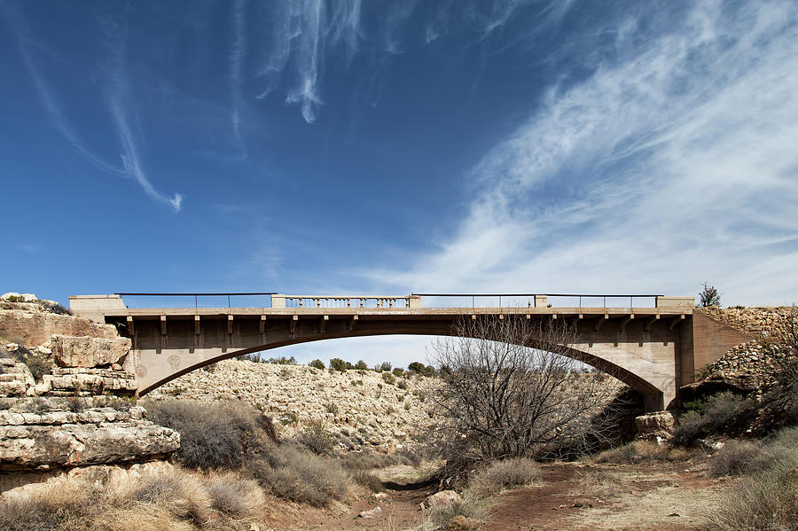 Padre Canyon Bridge on Route 66 Photograph by Rick Pisio