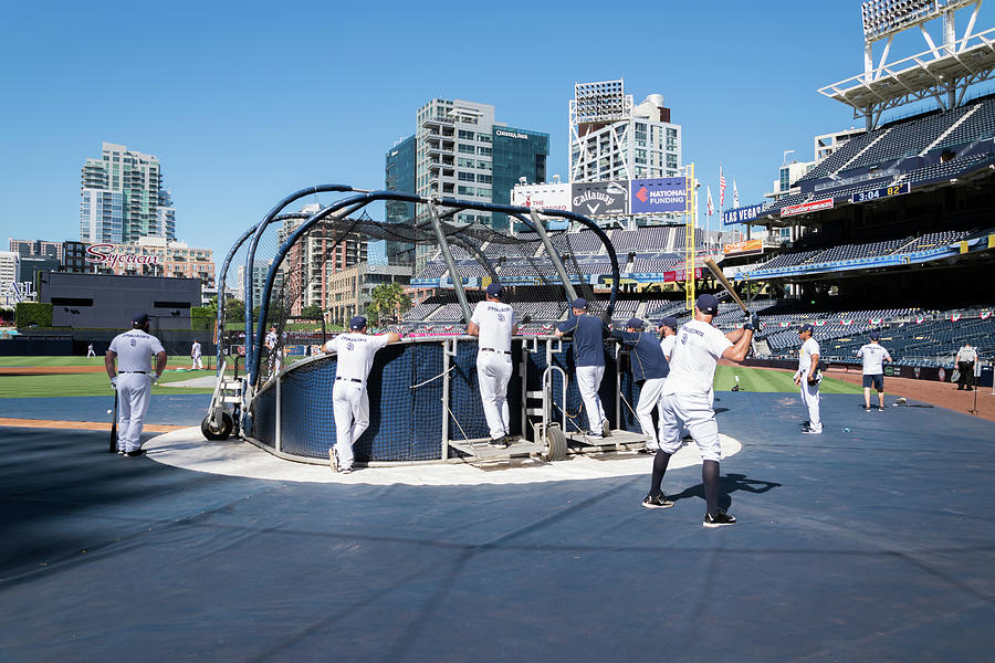 Padres Batting Practice Photograph by Robert VanDerWal Fine Art America