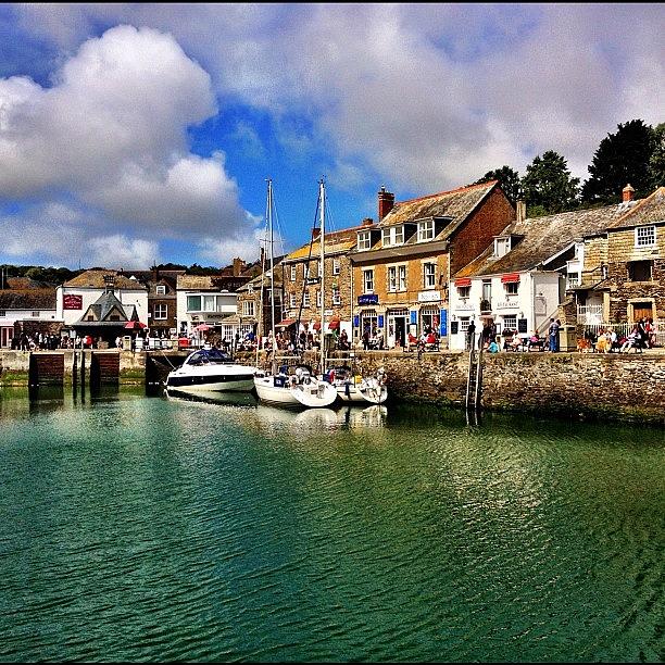 Boat Photograph - Padstow Harbour #padstow #harbour by Philip Watson