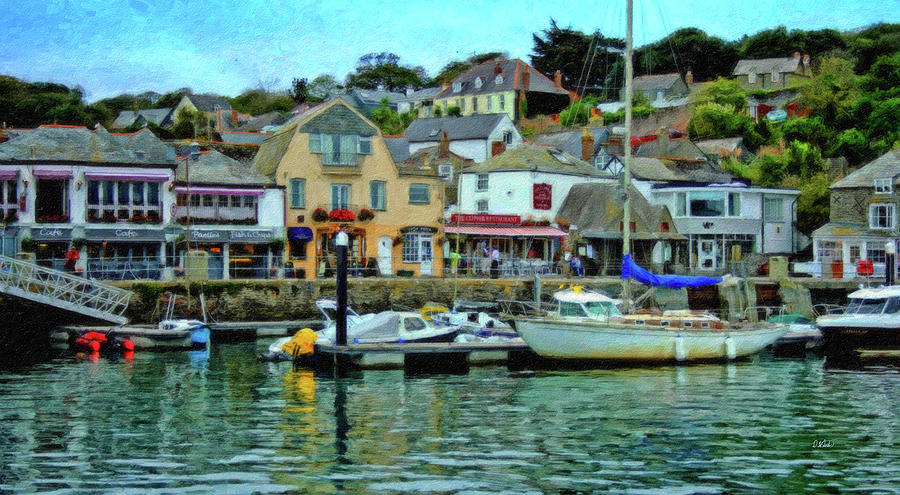 Padstow Harbour Slipway - DWP416023 Painting by Dean Wittle