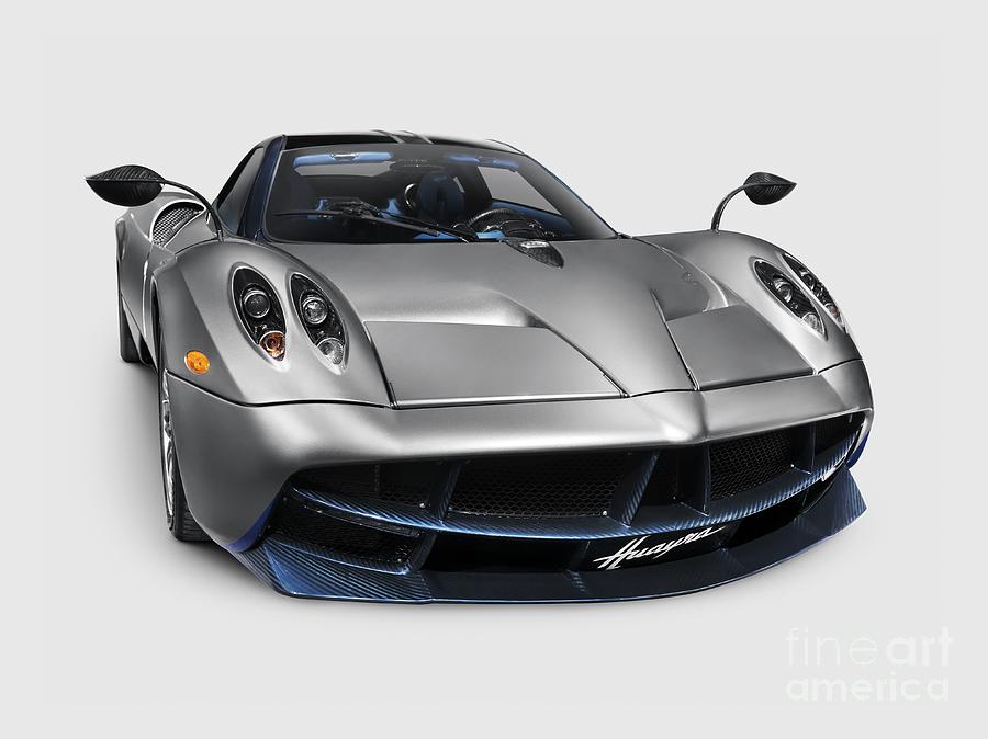 Car Photograph - Pagani Huayra exotic sports car by Maxim Images Exquisite Prints