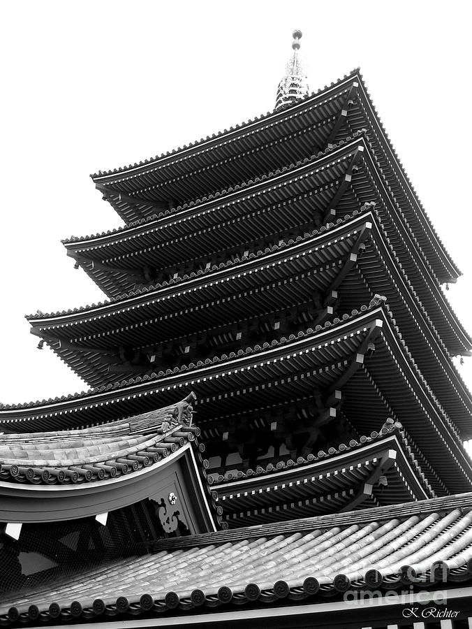 Pagoda Photograph by Keiko Richter