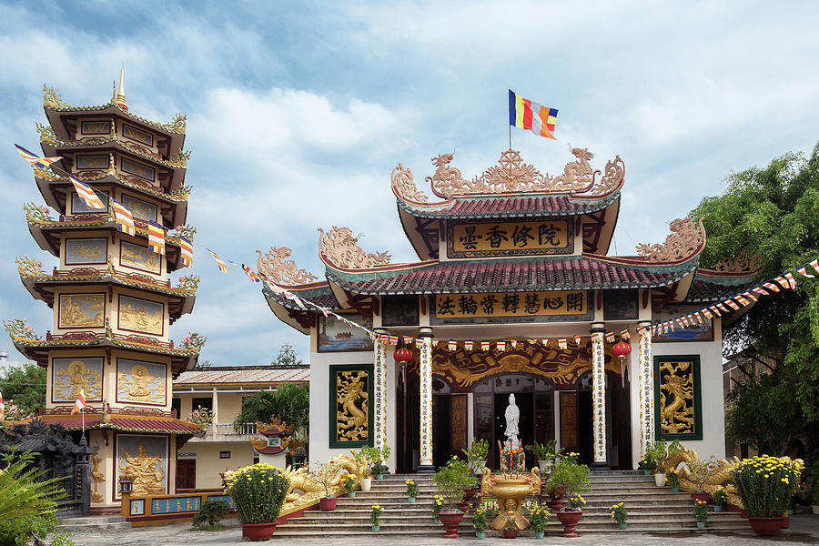 Pagoda, Nha Trang Vietnam Photograph by Erika Gentry