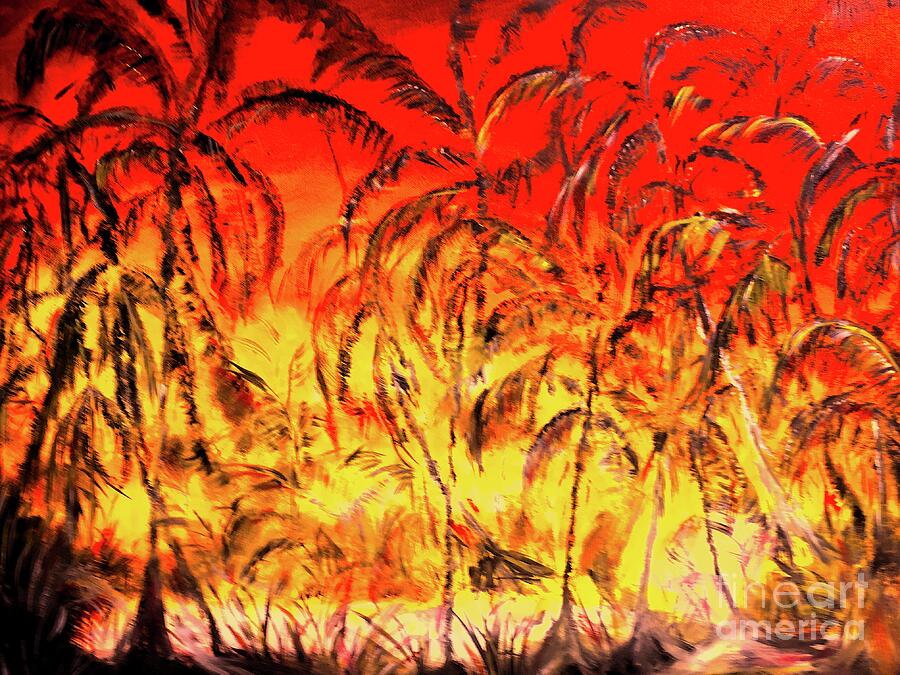 Lava Run Mai Kai Painting by Michael Silbaugh