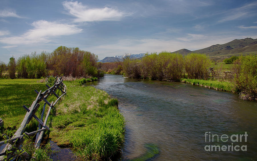 Pahsimeroi River Photograph by Idaho Scenic Images Linda Lantzy