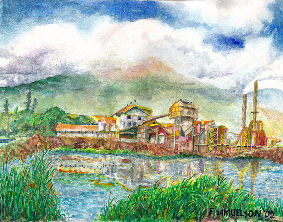 Paia Mill 1 Painting by Eric Samuelson