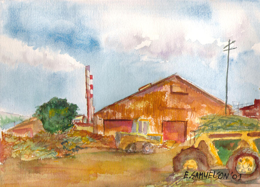 Sugar Painting - Paia Mill 3 by Eric Samuelson