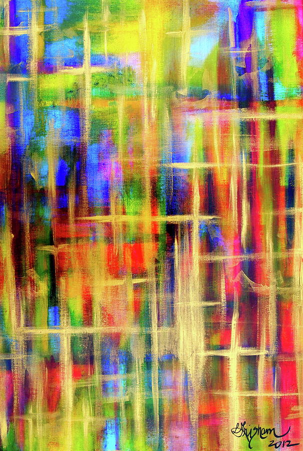 Abstract Painting - Paid Once for ALL by Laura  Grisham