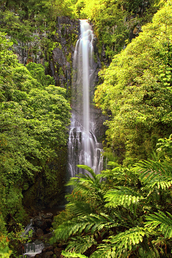 Paihi Falls Photograph by Marshall Powell Photography - Pixels