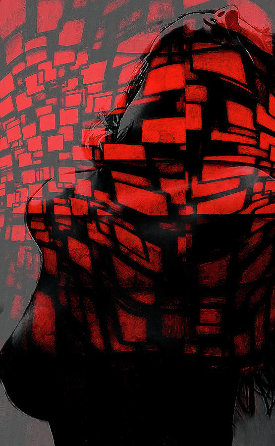 Pain In Red Painting by Steve K Pain In Red Painting by Steve K