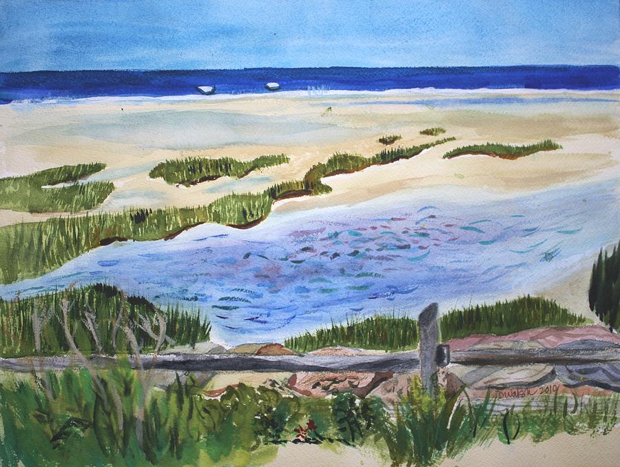 Paines Creek  Painting by Donna Walsh