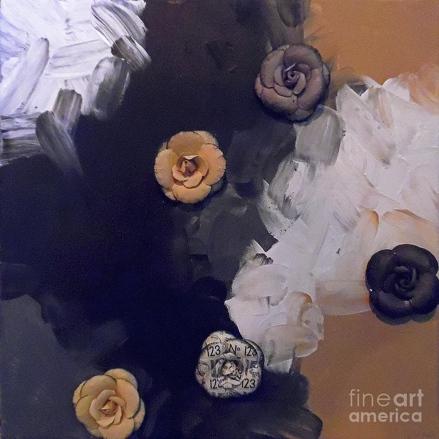 Paint and Petals Painting by Jilian Cramb - AMothersFineArt