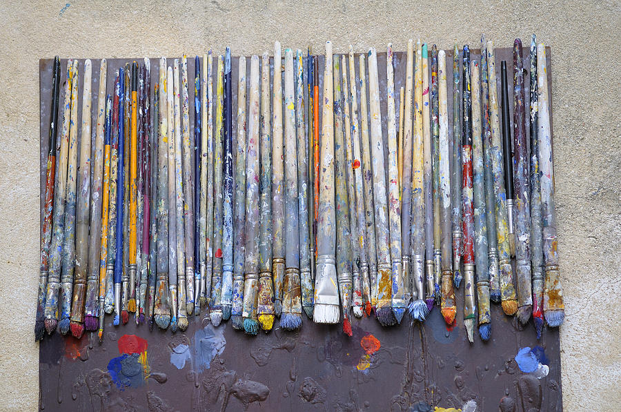 Paint Brushes Photograph by Kevin Oke
