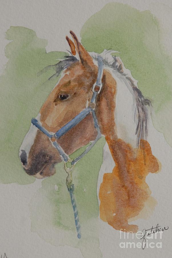 Horse Painting - Paint I by Gretchen Bjornson Horse Painting - Paint I by Gretchen Bjornson