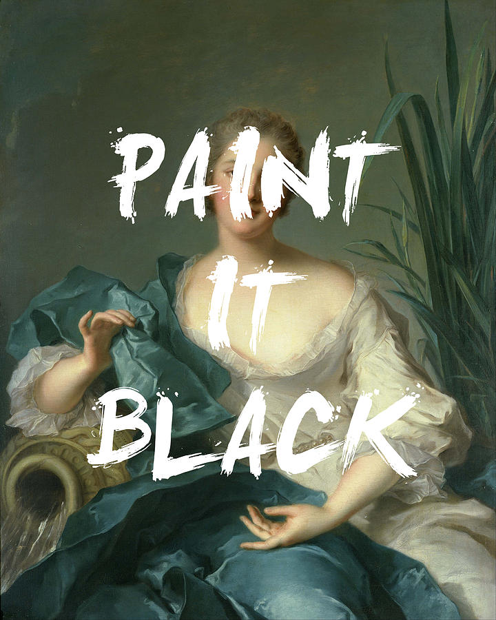 Paint It Black Digital Art by Georgia Clare