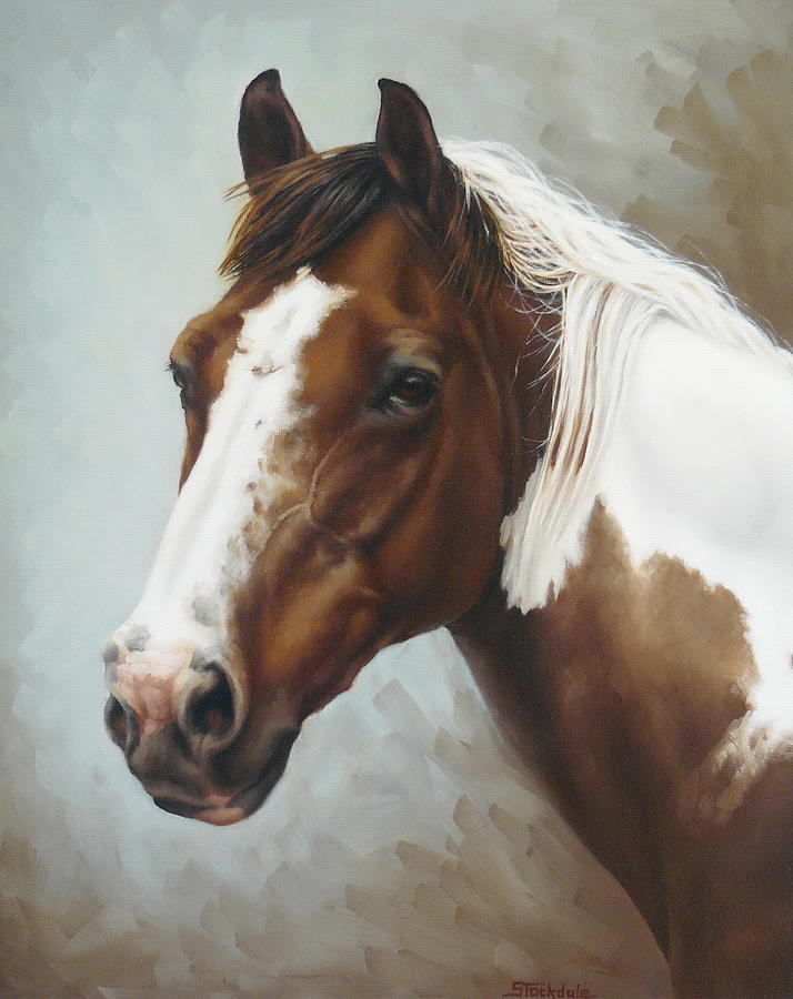 Paint Portrait Painting by Margaret Stockdale