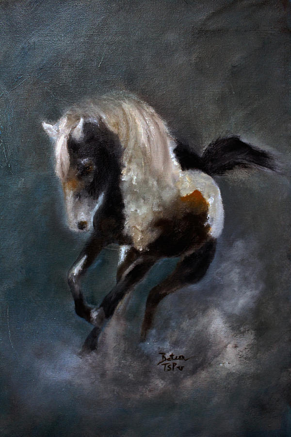 Paint Stallion Painting by Barbie Batson