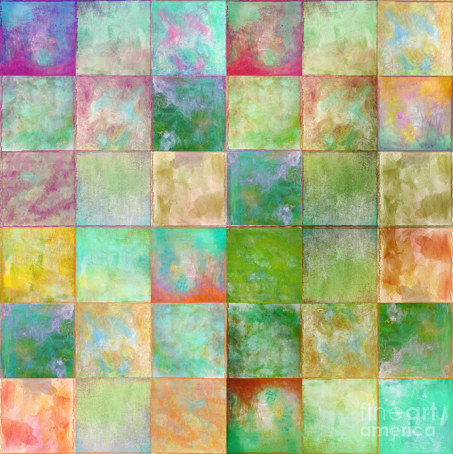 Abstract Painting - Paintbox by Mindy Sommers