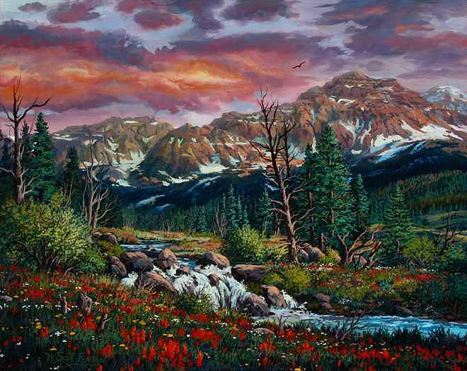 Paintbrush Painting by W Scott Fenton Paintbrush Painting by W Scott Fenton