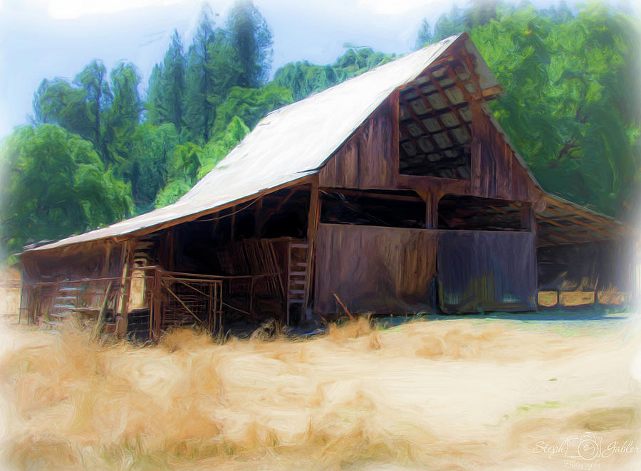 Painted Barn Photograph by Steph Gabler