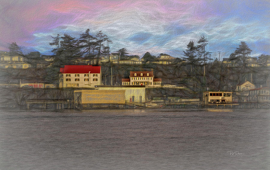 Painted Bayfront Photograph by Bill Posner