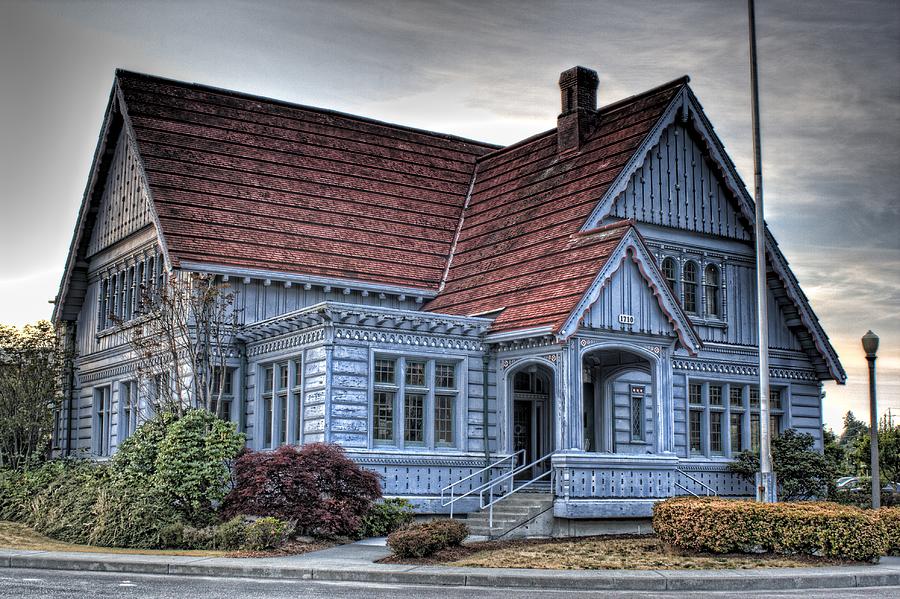 Painted Blue House Photograph by Brad Granger