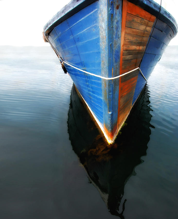 Painted Boat Photograph by Jim Romine - Fine Art America