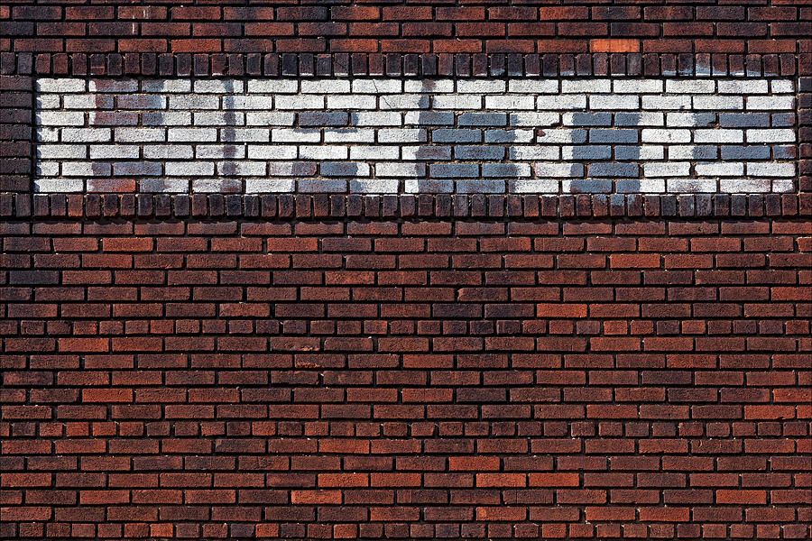Brick Photograph - Painted Brick by Robert Ullmann