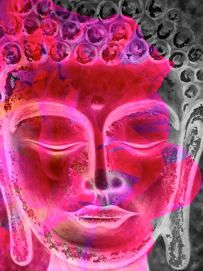 Painted Buddha 3 by Matty Archer Painted Buddha 3 by Matty Archer