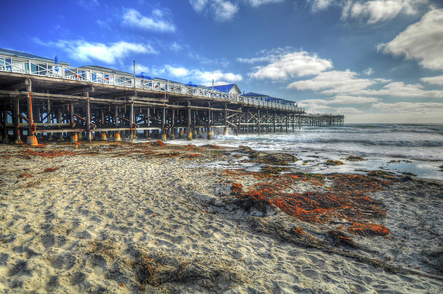 Painted Crystal Pier  Photograph by Kelly Wade