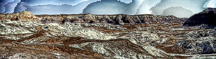 Painted Desert 4 Digital Art by Ronald Bissett
