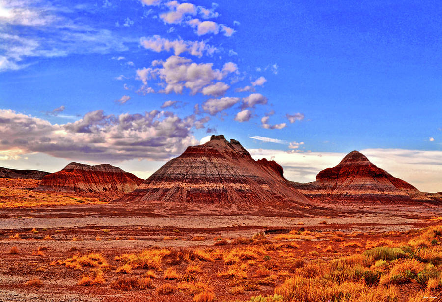 Painted Desert Colorful Mounds 003 Photograph by George Bostian