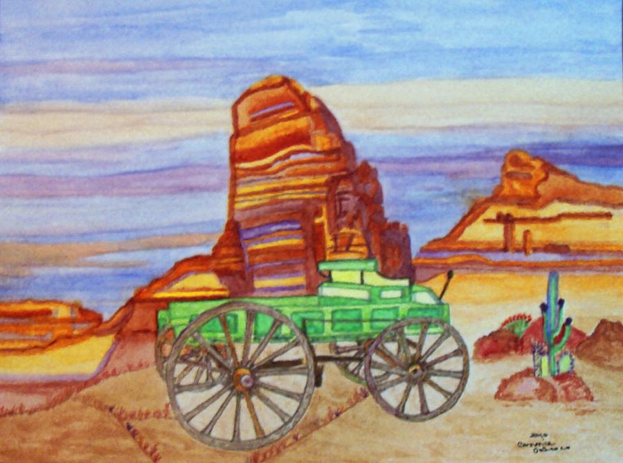 Painted Desert Painting by Connie Valasco