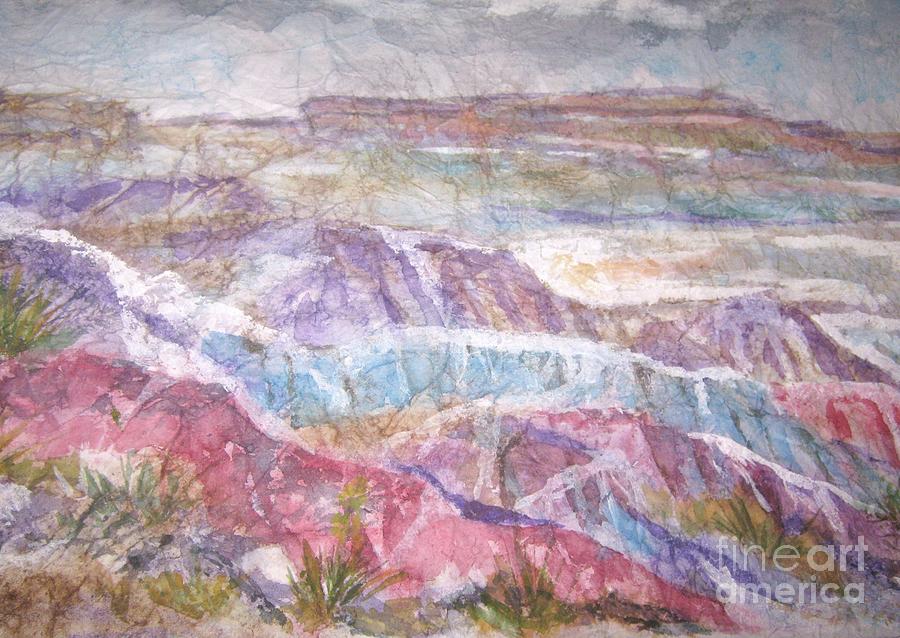 Painted Desert Painting by Ellen Levinson