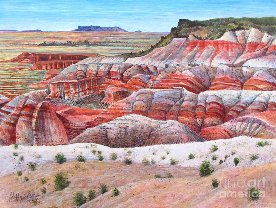 Painted Desert II Painting by Pamela Iris Harden