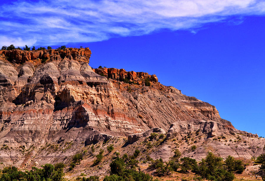 Painted Desert Mountainside 006 Photograph by George Bostian